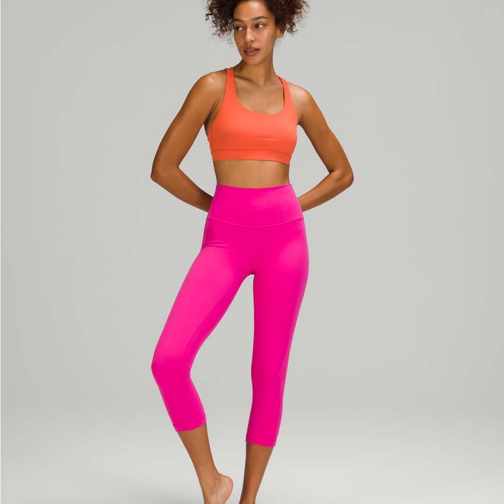 Lululemon Sonic Pink Align Crops